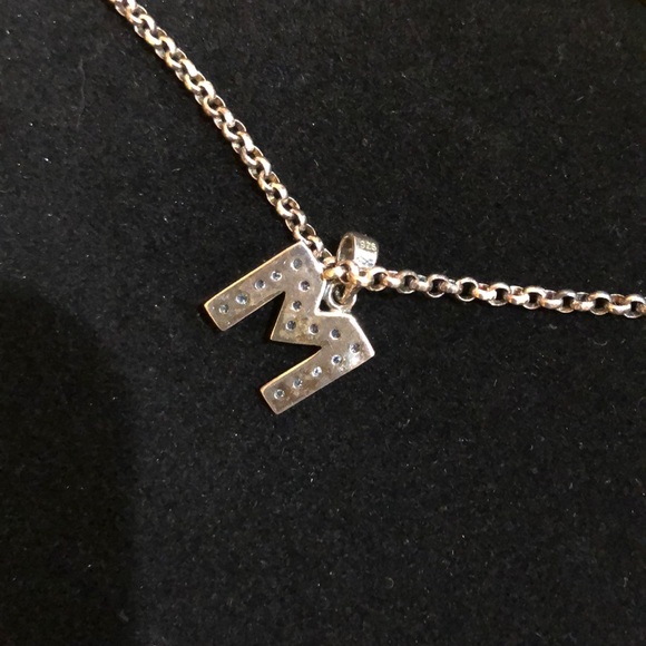 SS Letter “M” Pendant on Chain - Picture 4 of 4